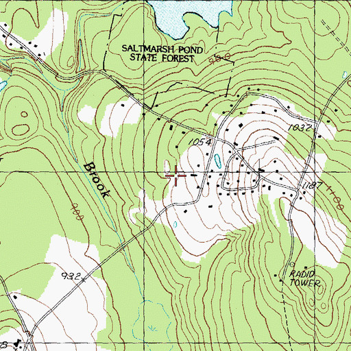 Topographic Map of Belknap County, NH