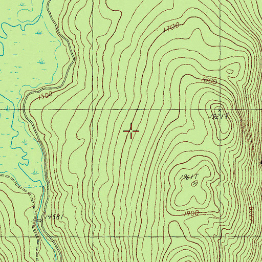 Topographic Map of Coos County, NH