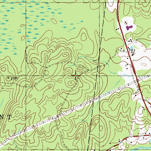 Topographic Map of Rockingham County, NH