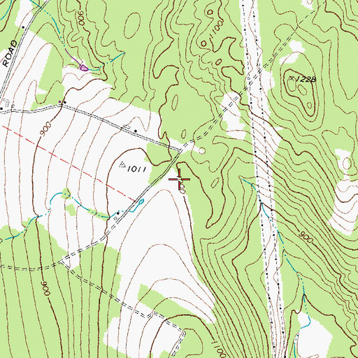 Topographic Map of WYKR-FM (Haverhill), NH