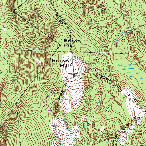 Topographic Map of Sterling Place Heliport, NH