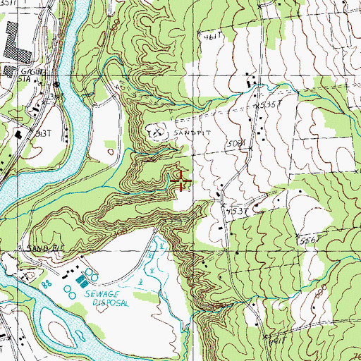 Topographic Map of D W Heliport, NH