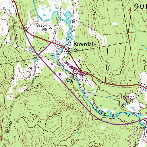 Topographic Map of Lee Field (historical), NH