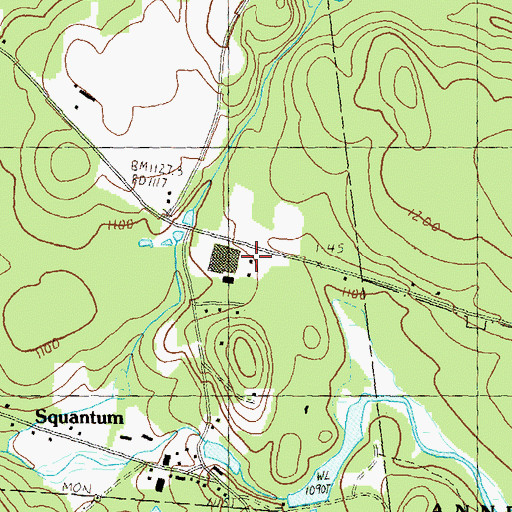 Topographic Map of Millipore Heliport, NH