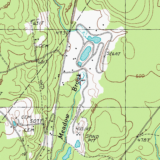 Topographic Map of Speedway Heliport, NH