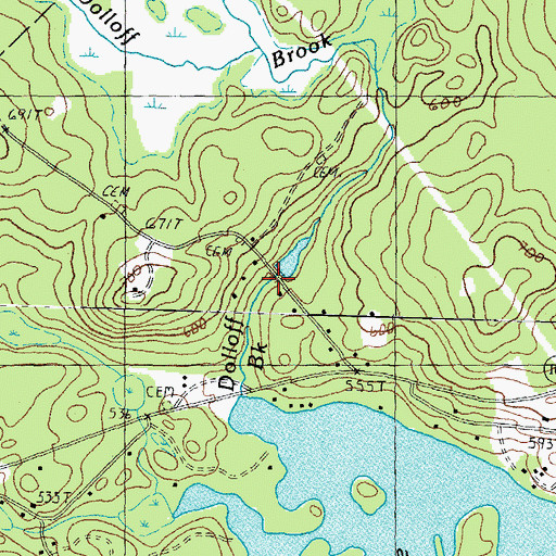 Topographic Map of Smiling Jack Heliport, NH