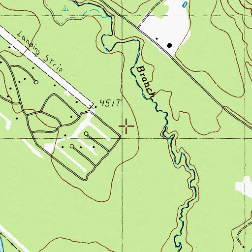 Topographic Map of Windsock Village Airport, NH