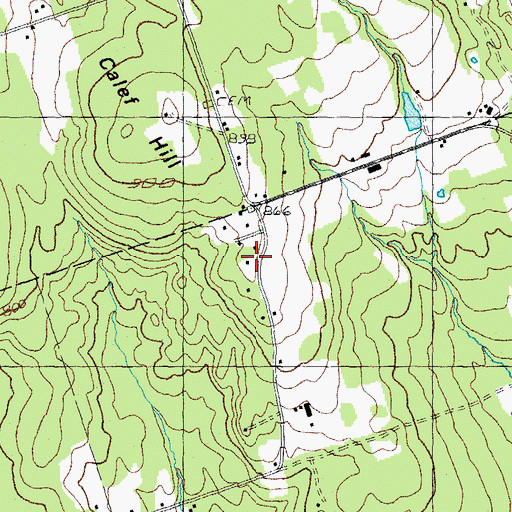 Topographic Map of WFTN-FM (Franklin), NH