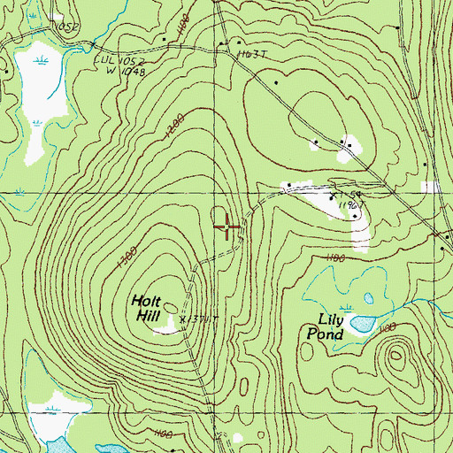Topographic Map of Town of Antrim, NH