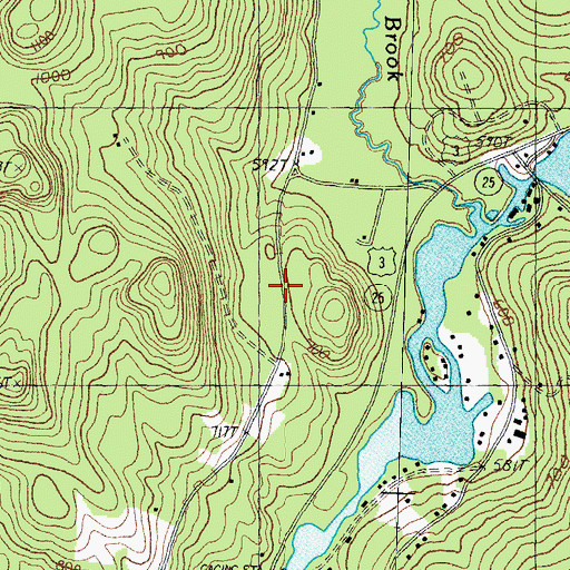 Topographic Map of Town of Ashland, NH