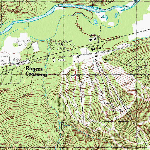 Topographic Map of Town of Bartlett, NH