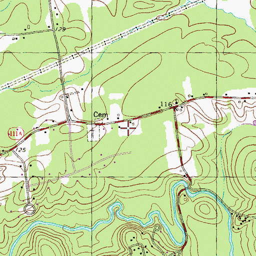 Topographic Map of Town of Brentwood, NH