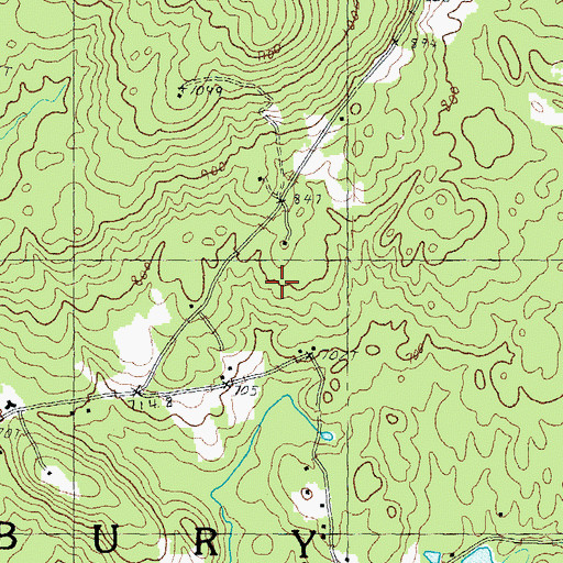 Topographic Map of Town of Canterbury, NH