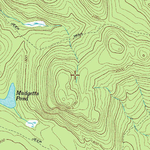 Topographic Map of Town of Dorchester, NH