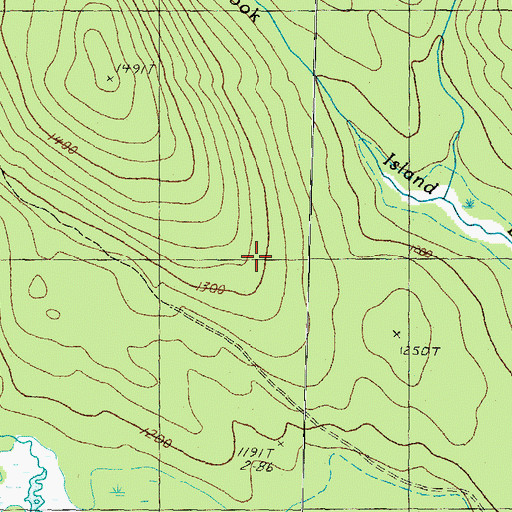 Topographic Map of Town of Dummer, NH