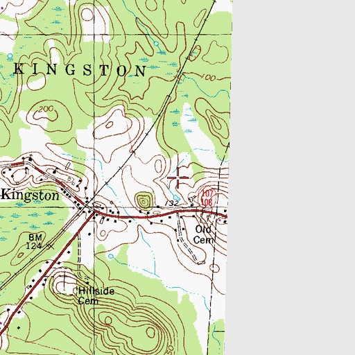 Topographic Map of Town of East Kingston, NH
