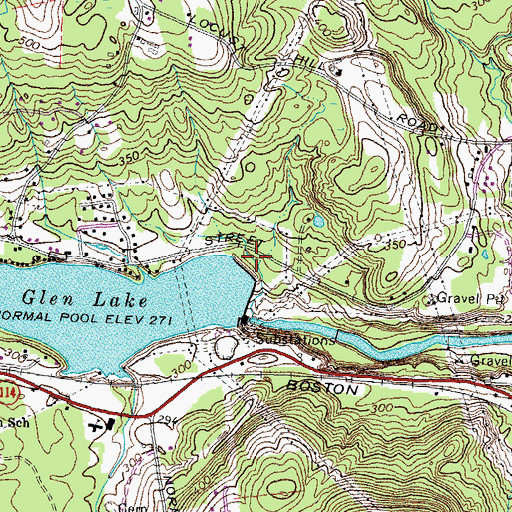 Topographic Map of Town of Goffstown, NH