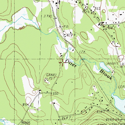 Topographic Map of Town of Greenfield, NH