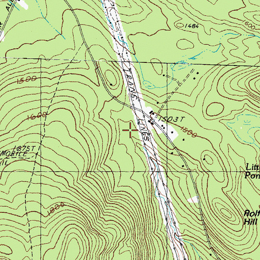 Topographic Map of Town of Groton, NH