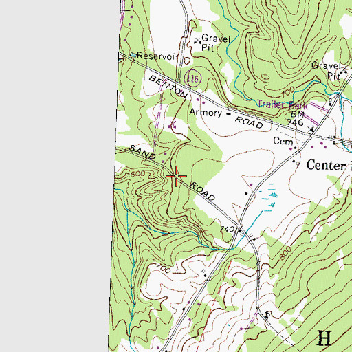 Topographic Map of Town of Haverhill, NH