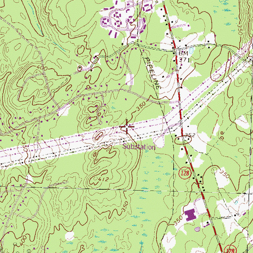 Topographic Map of Town of Londonderry, NH