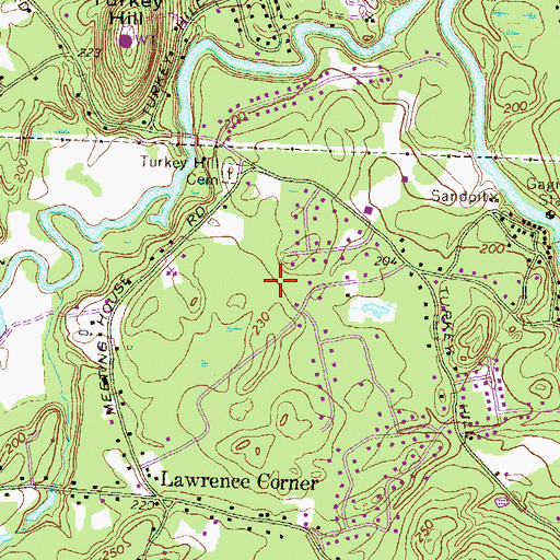 Topographic Map of Town of Merrimack, NH