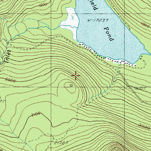 Topographic Map of Township of Millsfield, NH