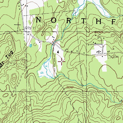Topographic Map of Town of Northfield, NH