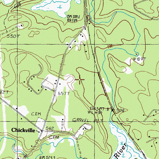Topographic Map of Town of Ossipee, NH