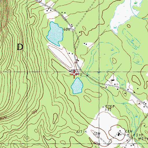 Topographic Map of Town of Strafford, NH