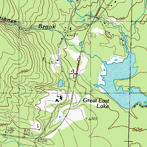Topographic Map of Town of Wakefield, NH