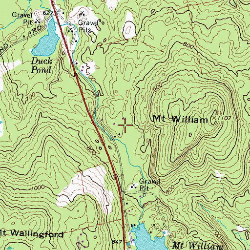 Topographic Map of Town of Weare, NH
