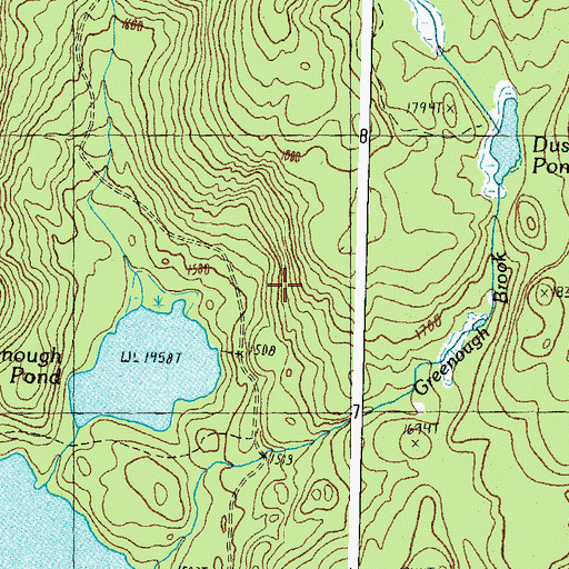 Topographic Map of Wentworth Location, NH