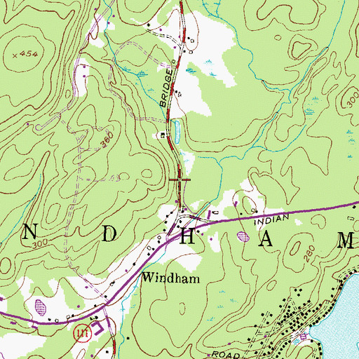 Topographic Map of Town of Windham, NH