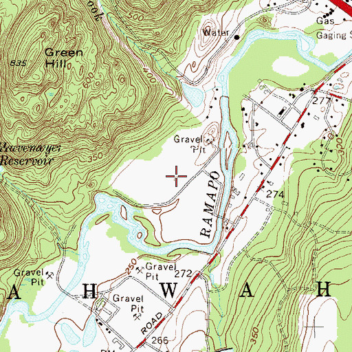 Topographic Map of Dators Pond, NJ