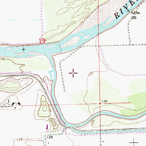 Topographic Map of North Gila Valley, AZ