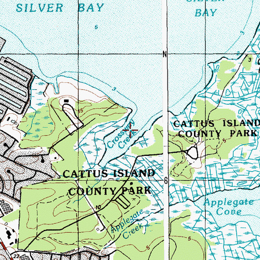 Topographic Map of Crossway Creek, NJ