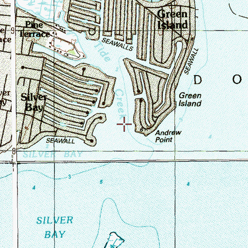 Topographic Map of Tide Creek, NJ