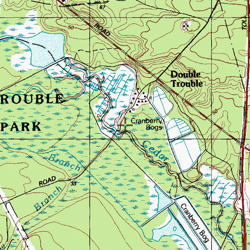 Topographic Map of Deep Hollow Branch, NJ