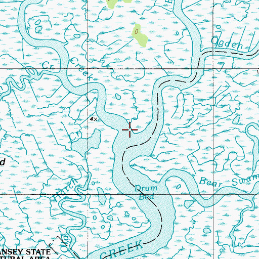 Topographic Map of Abbot Creek, NJ