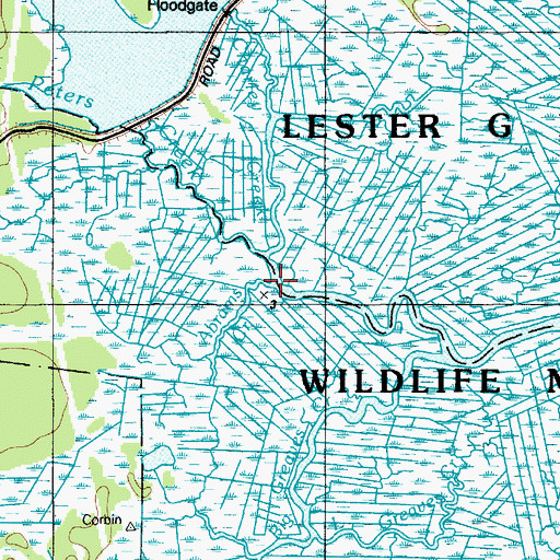 Topographic Map of Abrams Creek, NJ