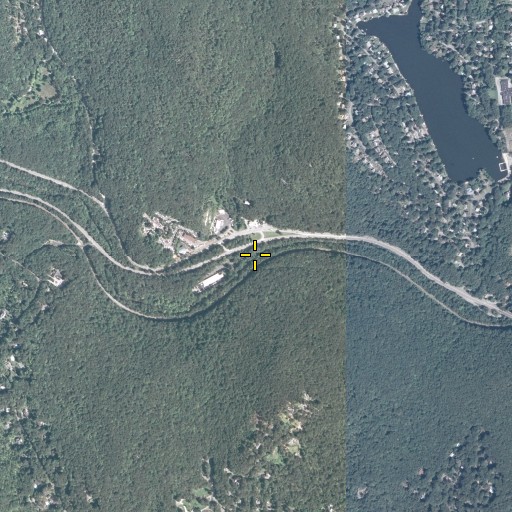 Aerial/Satellite Image of Apshawa Brook, NJ