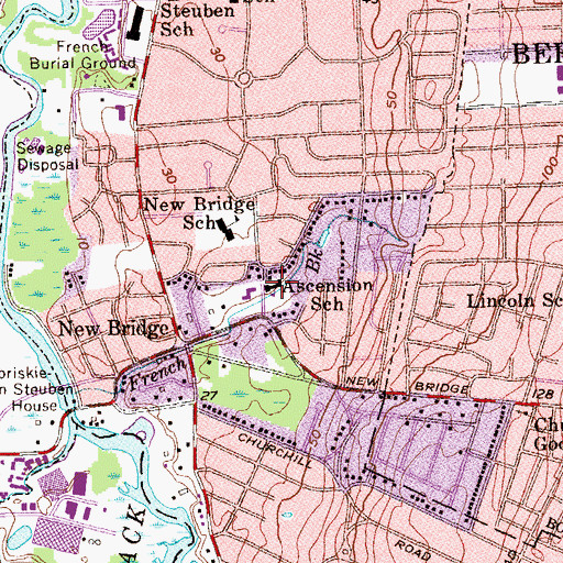 Topographic Map of Transfiguration Academy, NJ