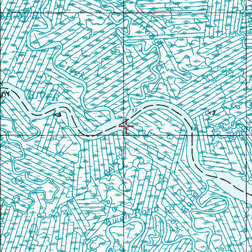 Topographic Map of Babcock Creek, NJ
