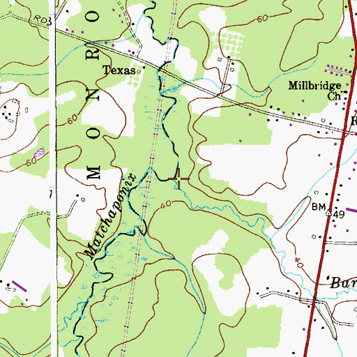Topographic Map of Barclay Brook, NJ