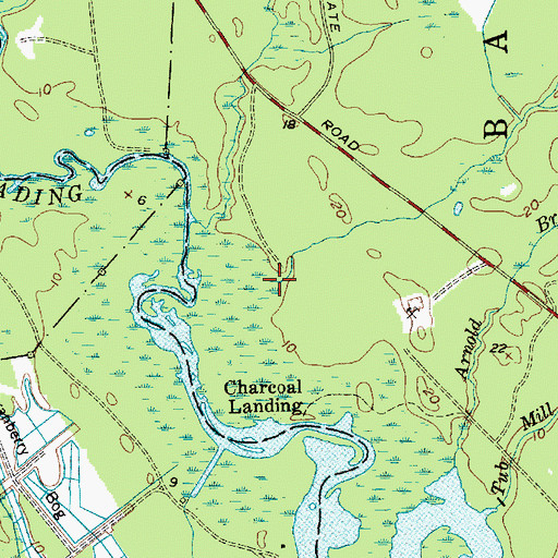 Topographic Map of Beaver Branch, NJ