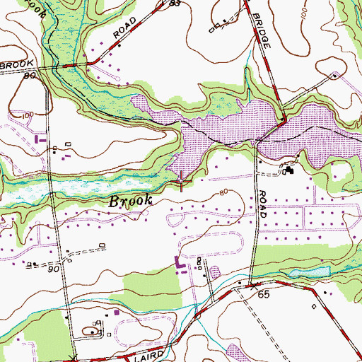Topographic Map of Big Brook, NJ