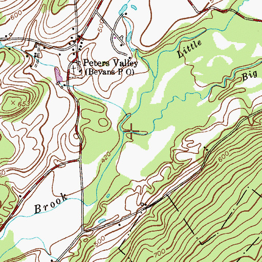 Topographic Map of Big Flat Brook, NJ