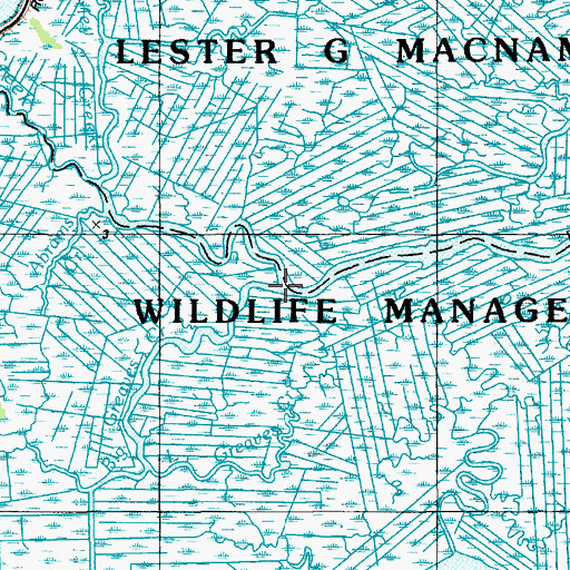 Topographic Map of Big Greaves Creek, NJ
