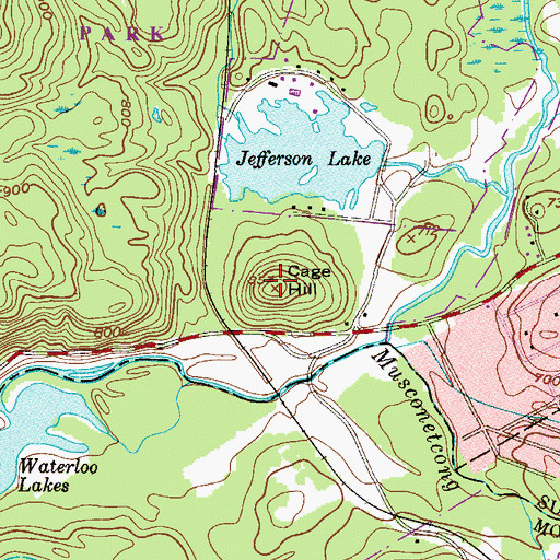 Topographic Map of Cage Hill, NJ